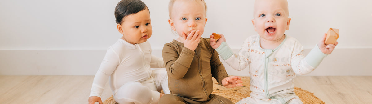 Bamboo Baby Pajama Romper Collection by Luna Luz